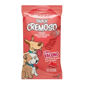 2&Snacks Petiscos cremosos de carne bovina para cães