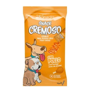 2&Snacks Snacks Cremosos com Frango para cães