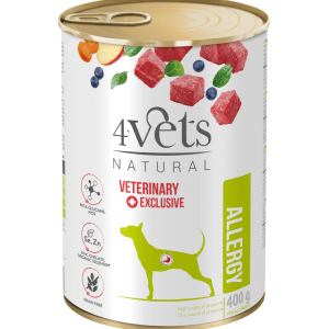 4VETS ALERGIA SABOR CORDEIRO 400g
