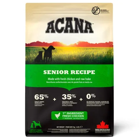 ACANA Senior – Ração seca para cão sénior – Quantidade: 2 kg