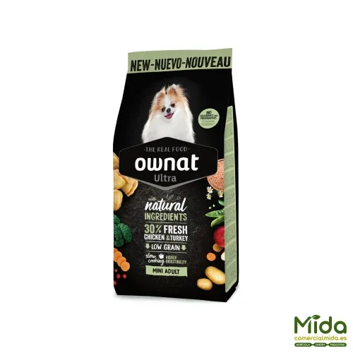Acho que OWNAT Ultra Mini Adulto para cães de raças pequenas
