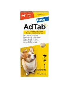 AdTab Desparasitante para Cães 5,5-11kg Contra Pulgas e Carraças