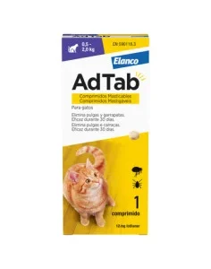 AdTab Desparasitante para Gato 0,5-2,0kg Contra Pulgas e Carraças