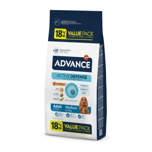 Advance Active Defense Medium Adult Frango e Arroz ração para cães