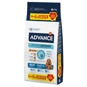 Advance Adult Medium ração seca para cão médio 14 + 3Kg