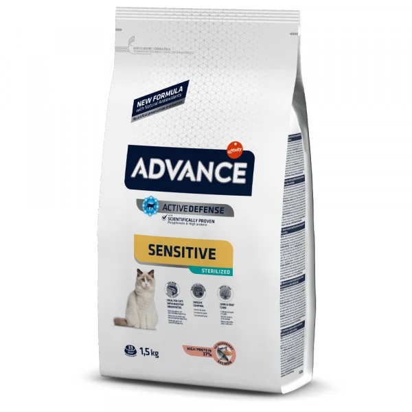 Advance Cat Sterilized Sensitive Salmão 1.5 kg - Image 2