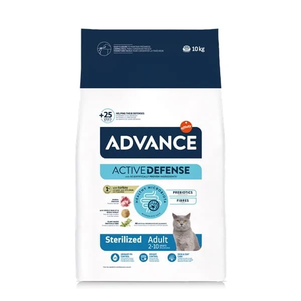 Advance Cat Sterilized Turkey & Barley – 10 kg