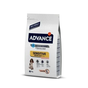 Advance C茫o Sensitive Medium/Maxi Salm茫o