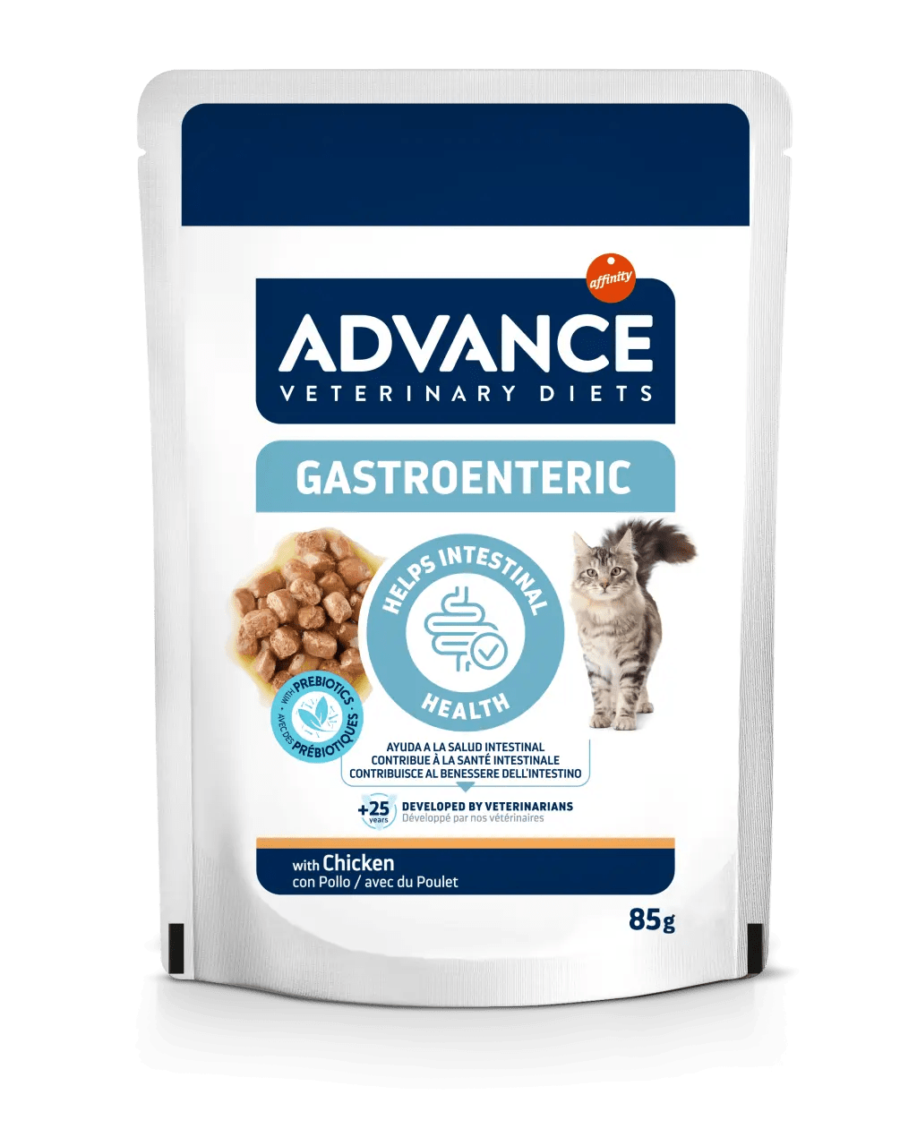 Advance Vet Gastroenteric – Alimento Húmido para Gatos com Problemas Gastrointestinais 85g