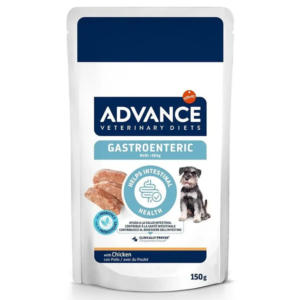 Advance Vet Gastroenteric Mini – Alimento Húmido para Cães Pequenos com Problemas Gastrointestinais 150g