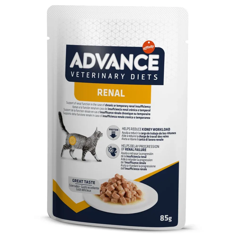 Advance VET – Gato Adulto com Problemas de Saúde – Patê (Vários Tipos)