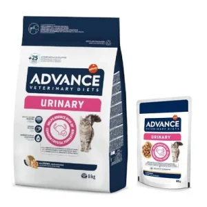 Advance Veterinary Diets Feline 7,5/8 kg + 12 x 85 g comida húmida grátis!