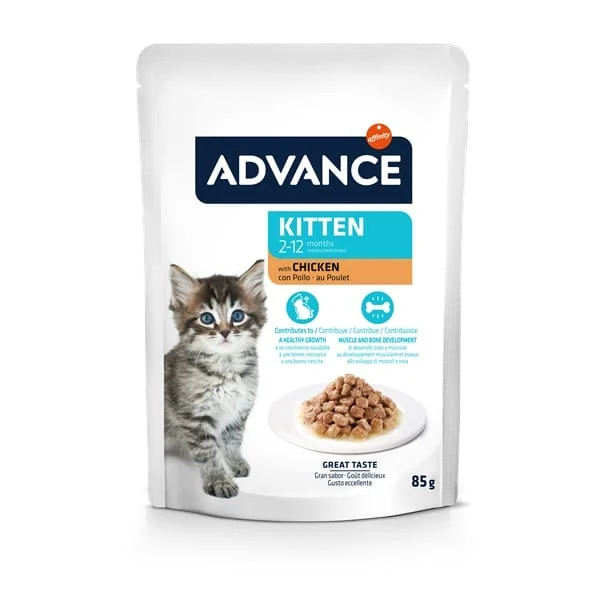 Advance Wet Kitten Chicken 85 g