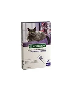 Advantage Gato mais 4kg | Desparasitante Gato