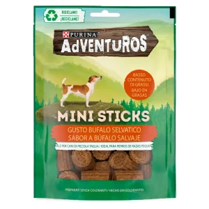 Adventuros Mini Sticks para cão de Bufalo 90G
