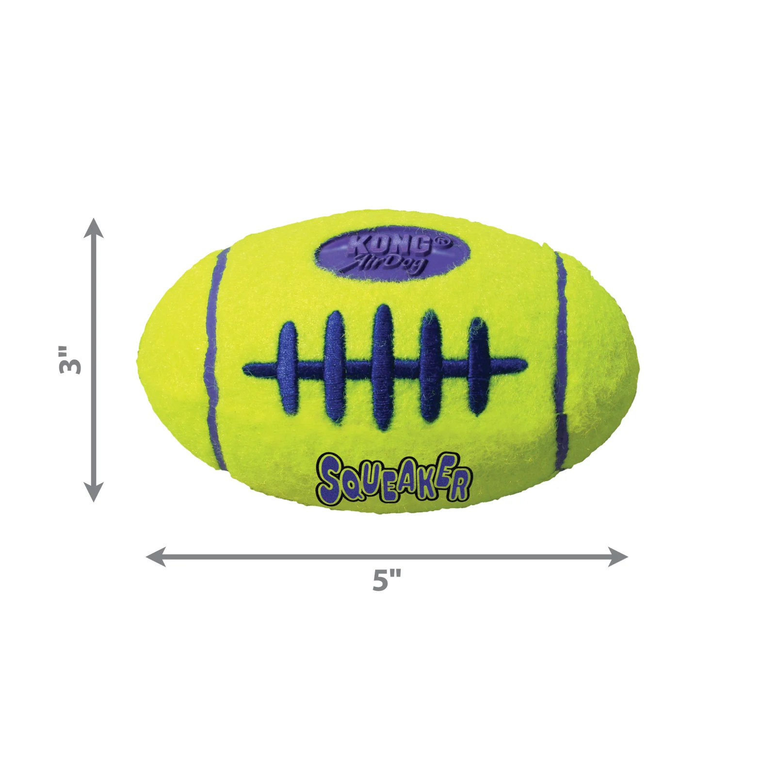 Airdog Squeaker Football Medium – Kong - Image 2
