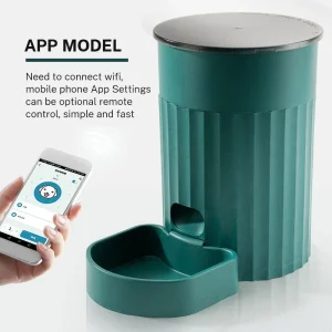 Alimentador Automático Inteligente com Timer para Cães e Gatos
