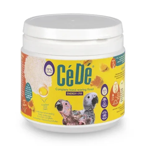 Alimento para criação à mão Energy+ P19-F15 para aves – CéDé – Quantidade: 200 g