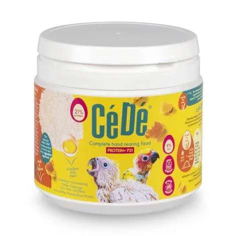Alimento para criação à mão Protein+ P21-F9 para aves – CéDé – Quantidade: 200 g