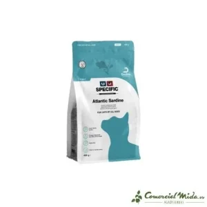 Alimentos sem glúten para gatos ESPECÍFICOS da Sardinha Atlântica FQD-F para gatos