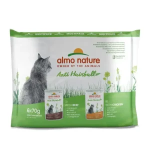 Almo Nature Anti Hairball Multipack para Gatos Saudáveis