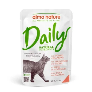 Almo Nature Cat Daily – Atum e Salmão – 30 x 70 gr