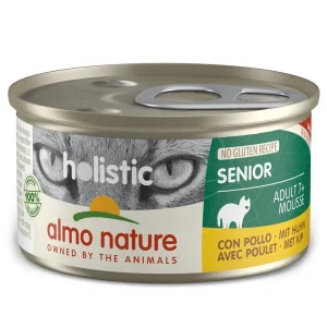 Almo Nature Cat Holistic Adult 7+ – Frango – 6 x 85 gr
