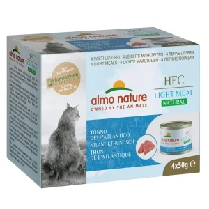Almo Nature HFC Natural Light – Atum e Camarão – 4 x 50 gr
