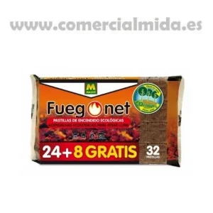 Almofadas de ignição ecológicas FUEGONET