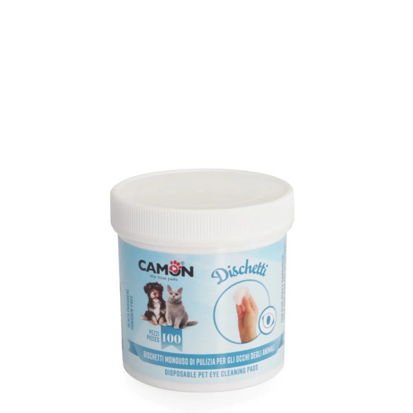 Almofadas para limpeza de olhos 100un - Camon