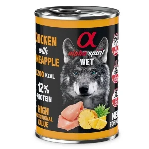 ALPHA SPIRIT FRANGO COM ABACAXI 400 gr