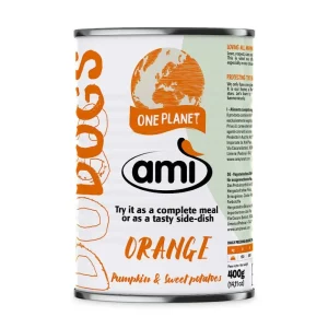 AMI Orange 400g – Alimento Húmido Vegano (p/Cães)