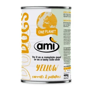 AMI Yellow 400g – Alimento Húmido Vegano (p/Cães)