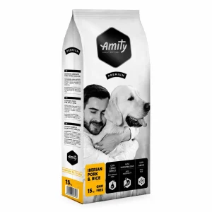 Amity Premium Iberian Pork & Rice 15 kg – Alimento seco para cães com porco ibérico