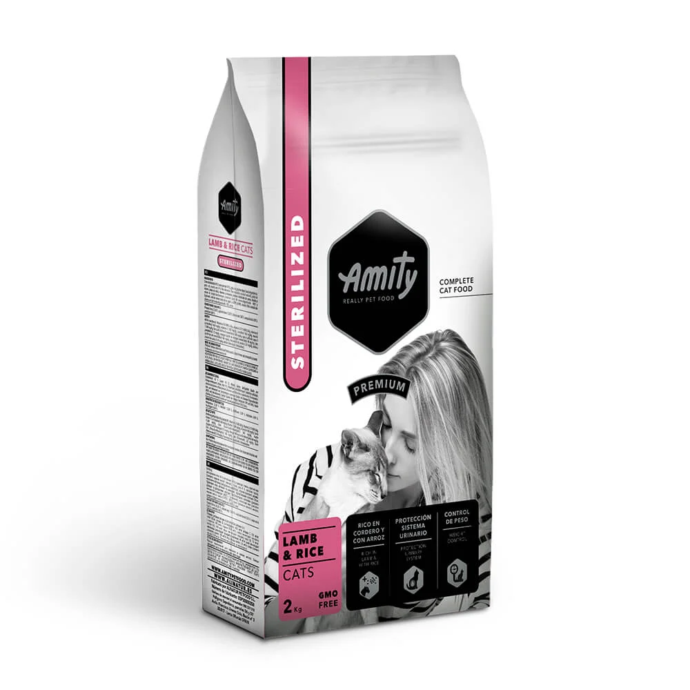 AMITY PREMIUM – LAMB & RICE CATS STERILIZED