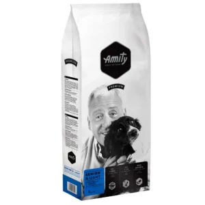Amity Premium Senior & Light – Alimento seco para cães séniores ou com tendência para excesso de peso