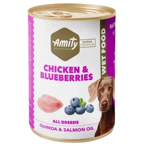 AMITY SUPER PREMIUM DOG “FRANGO E MIRTILOS”