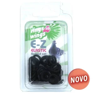ANILHAS ELÁSTICAS PARA POMBOS – 50 UNIDADES
