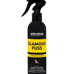 Animology Glamour Puss – Champô seco em spray para gatos, pêssego 250ml