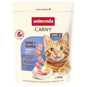 animonda Carny Adult com frango e truta ração para gatos