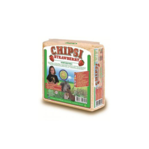 Aparas de madeira para roedores Chipsi Classic Strawberry 15 L