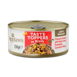 Applaws Topper Galinha com Fígado de Vaca e vegetais em caldo