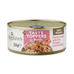 Applaws Topper Peito de Galinha com Presunto e vegetais em caldo