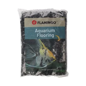 Areão Preto Brilhante Flamingo 1kg para Aquários