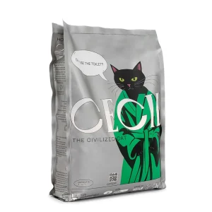 Areia 100% Mandioca para gatos - Cecil