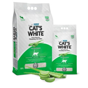 Areia Aglomerante Aloe Vera – Cat’s White