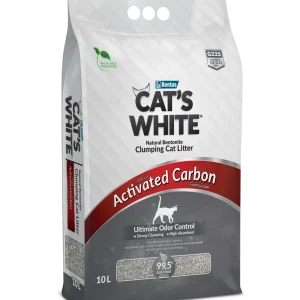 Areia Aglomerante C/Special Cartão Ativado 10L – Cat’s White