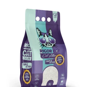Areia Aglomerante Lavanda 5L – Rigor Cat