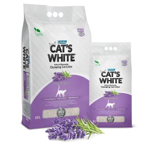 Areia Aglomerante Lavanda – Cat’s White
