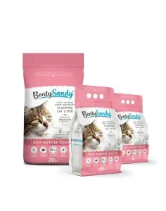 Areia Aglomerante para Gato Benty